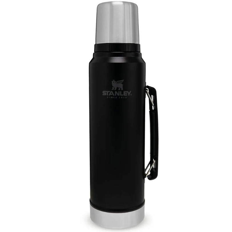 Stanley Klasik Vakumlu Çelik Termos 1 LT - Siyah