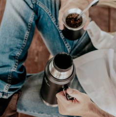 Stanley Klasik Vakumlu Çelik Termos 1 LT - Siyah