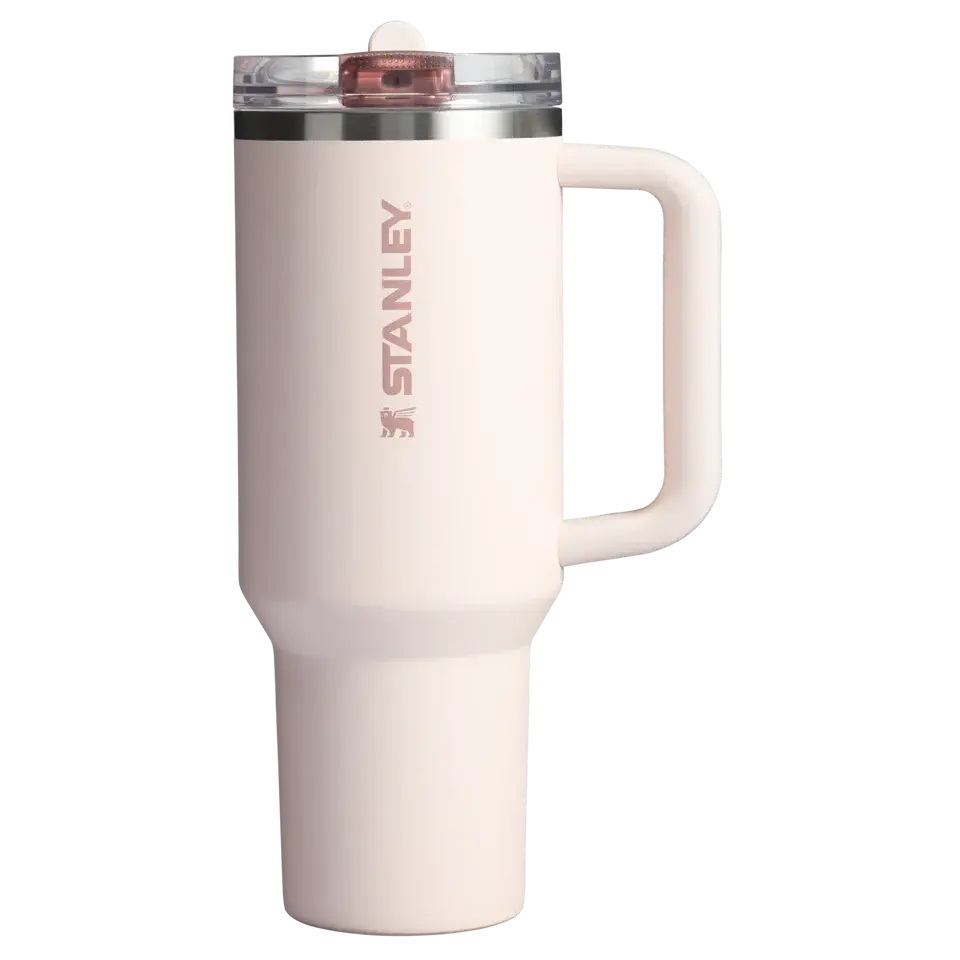 The Quencher ProTour Flip Straw Tumbler Pipetli Termos 1,18 LT Rose Quartz
