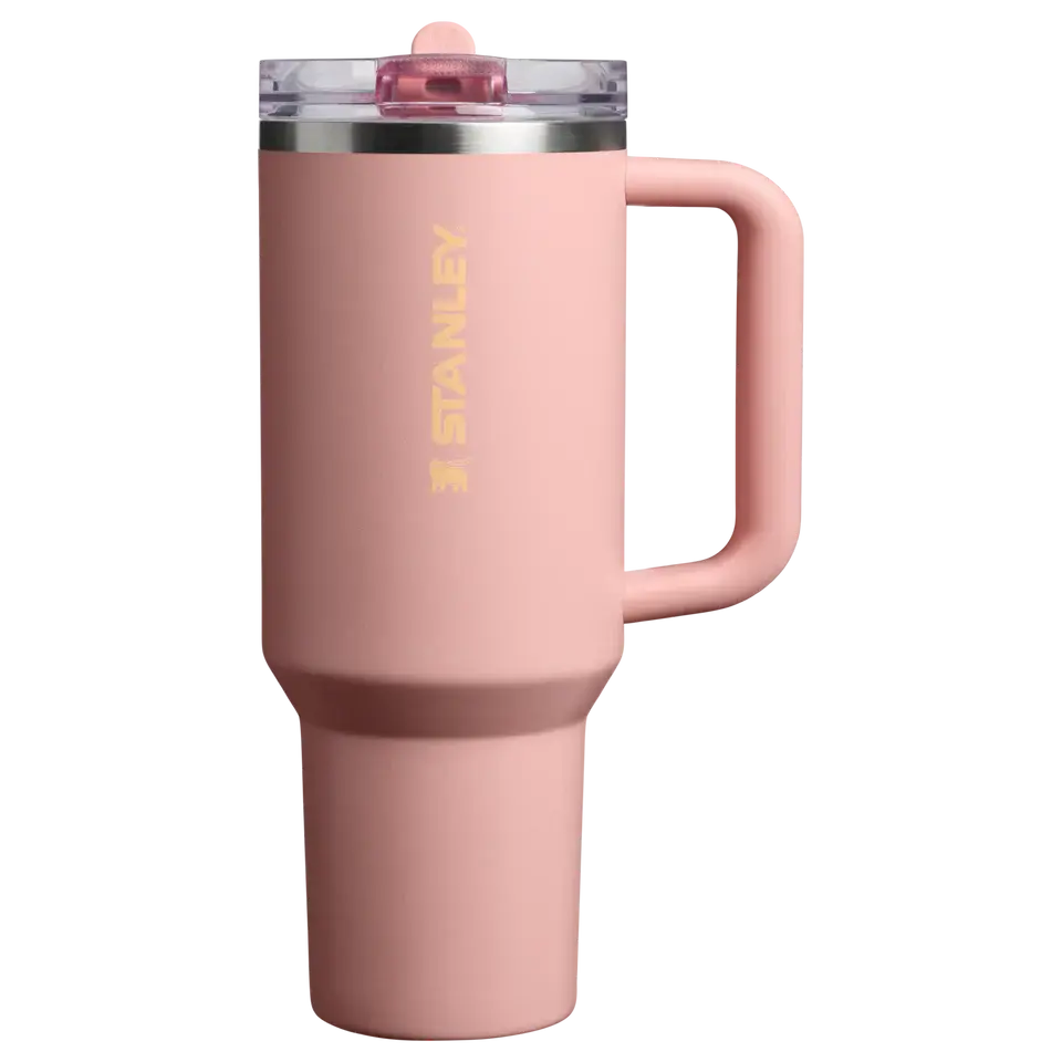 The Quencher ProTour Flip Straw Tumbler Pipetli Termos 1,18 LT Peach Rose