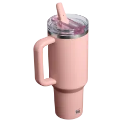 The Quencher ProTour Flip Straw Tumbler Pipetli Termos 1,18 LT Peach Rose