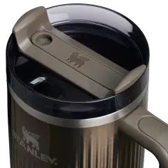 Quencher® H2.0 Fluted Tumbler Pipetli Termos Bardak | 1.18L Gunmetal Shine