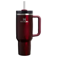 Quencher® H2.0 Fluted Tumbler Pipetli Termos Bardak | 1.18L Bordo