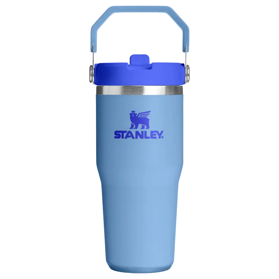 Stanley The IceFlow Flip Straw Pipetli Termos Bardak 0,41 LT Blue Sky