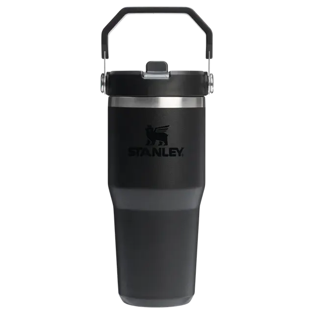 Stanley The IceFlow Flip Straw Pipetli Termos Bardak 0,41 LT Black