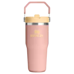 Stanley The IceFlow Flip Straw Pipetli Termos Bardak 0,41 LT Peach Rose