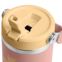 Stanley The IceFlow Flip Straw Pipetli Termos Bardak 0,41 LT Peach Rose