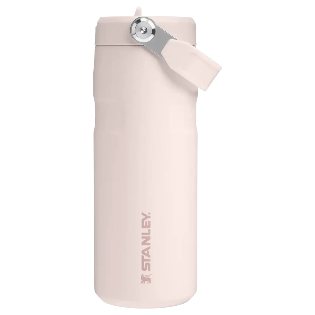 Stanley The IceFlow Flip Straw 2.0 Pipetli Termos Bardak 0,47 LT Rose Quartz