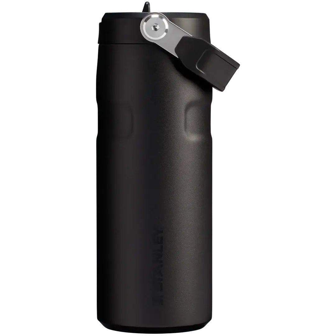 Stanley The IceFlow Flip Straw 2.0 Pipetli Termos Bardak 0,47 LT Black