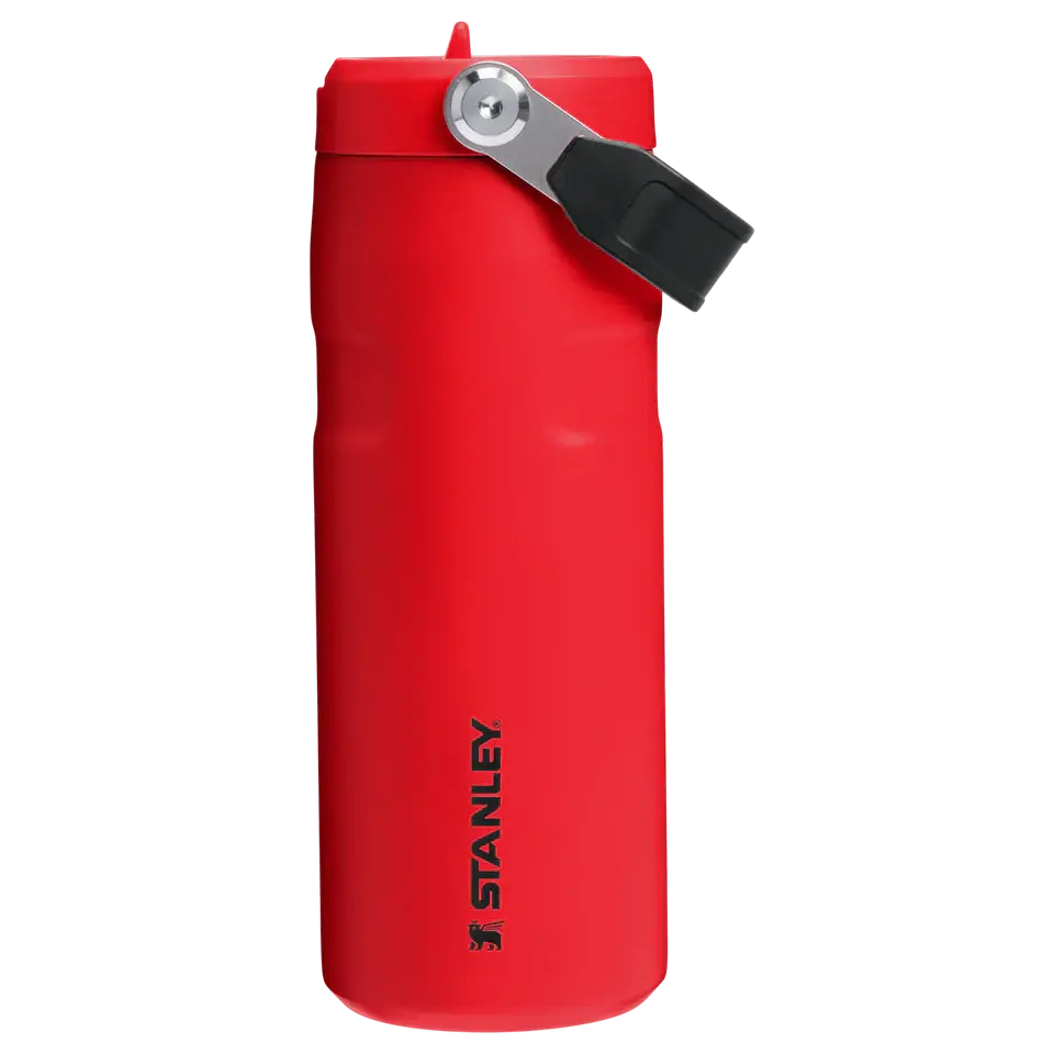 Stanley The IceFlow Flip Straw 2.0 Pipetli Termos Bardak 0,47 LT Chili Black