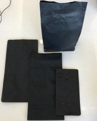Aluminyum Valfli Zipli Kahve Torbası 250Gr Flat Bottom (Valfli ve Zipli)