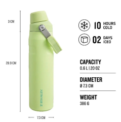 Stanley The Aerolight IceFlow Soğuk Su Termosu 0,60 LT Açık Yeşil