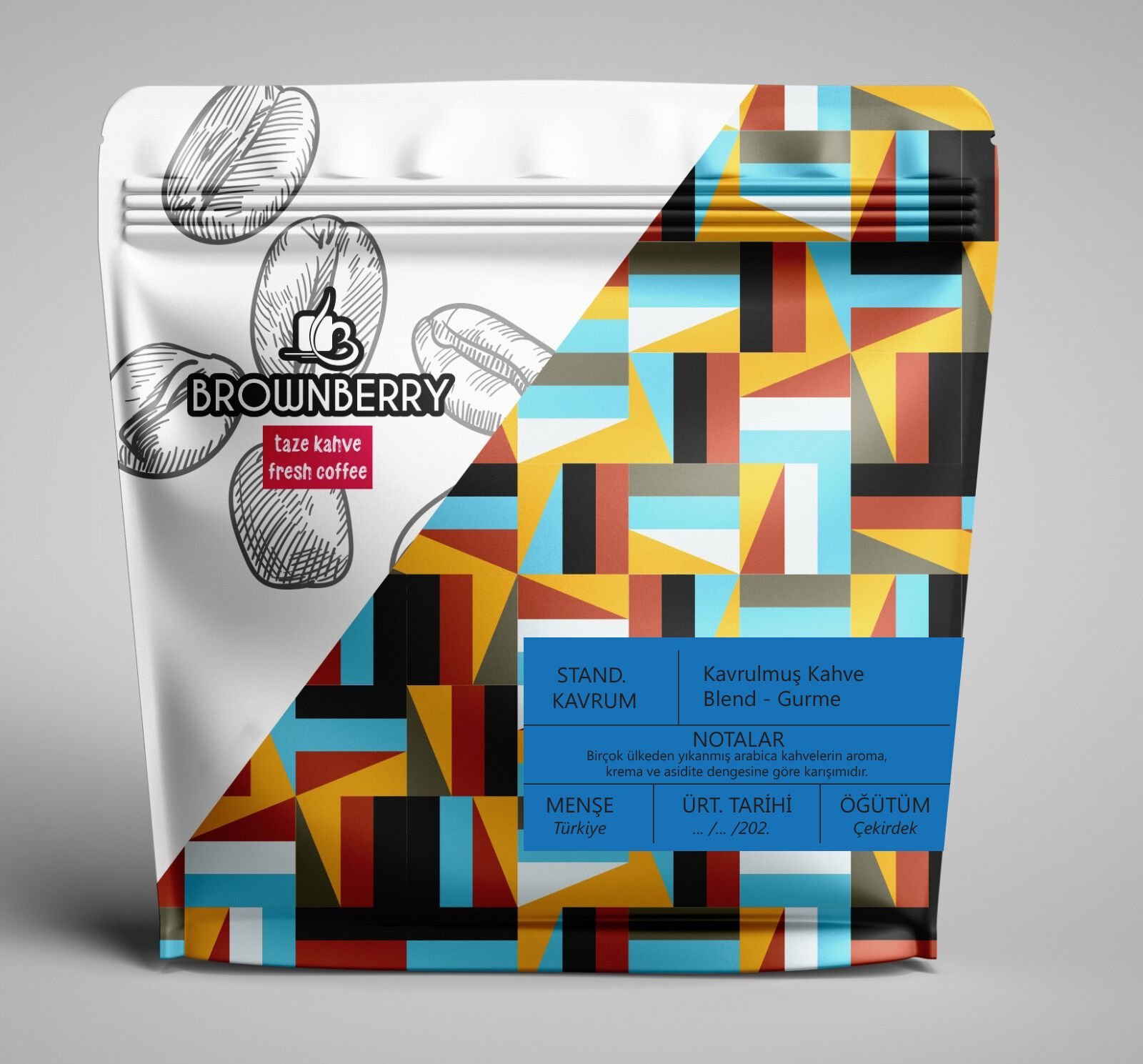 Kahve Çekirdek Gurme Blend 15kg Çekirdek Standart Kavrum