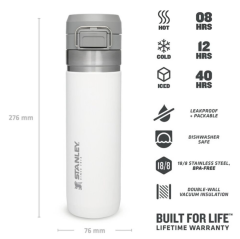 Stanley The Quick Flip Water Bottle 0,7L Beyaz