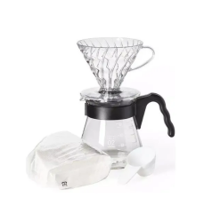 Hario V60 Kahve Demleme Seti “Şeffaf”