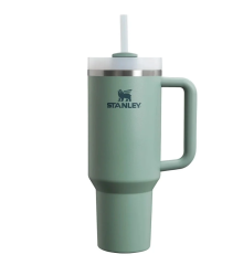 Stanley Quencher Pipetli Termos Bardak  1.18 L Yeşil