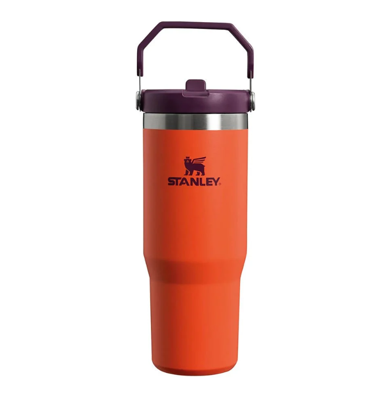 Stanley The IceFlow Flip Straw Pipetli Termos Bardak 0,89 LT 30 Oz Turuncu