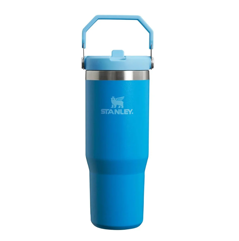 Stanley The IceFlow Flip Straw Pipetli Termos Bardak 0,89 LT 30 Oz Açık Mavi