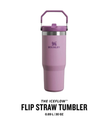 Stanley The Iceflow Flip Straw Tumbler Pipetli Termos  30 Oz - 0.88L Lila