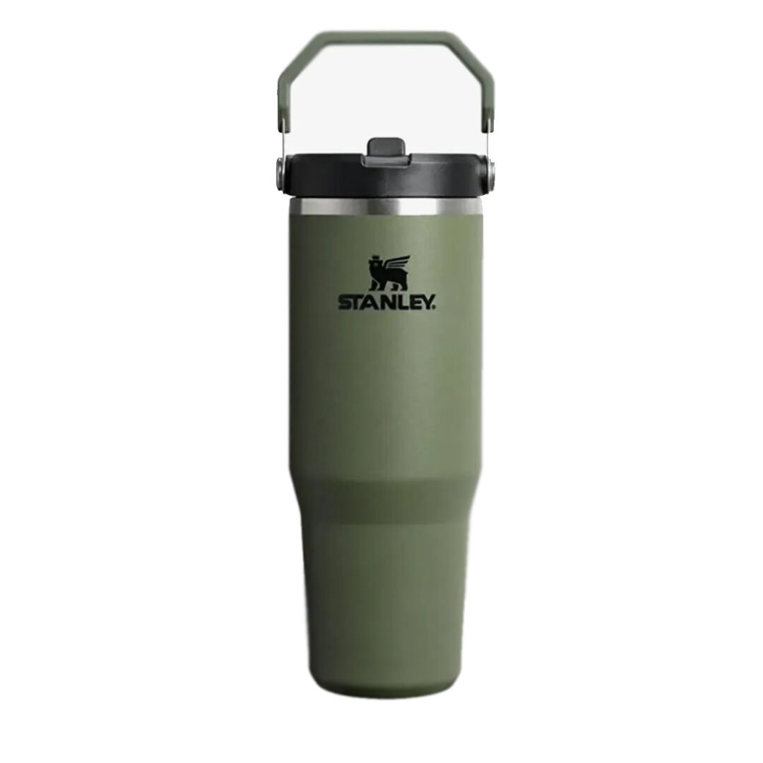 Stanley The IceFlow Flip Straw Pipetli Termos Bardak 0,89 LT Haki
