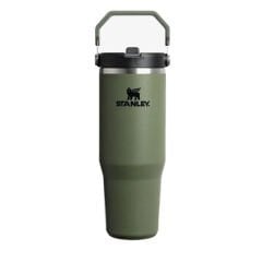 Stanley The IceFlow Flip Straw Pipetli Termos Bardak 0,89 LT Haki