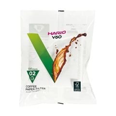 Hario V60 02 Beyaz Dripper Filtresi (100 adet)